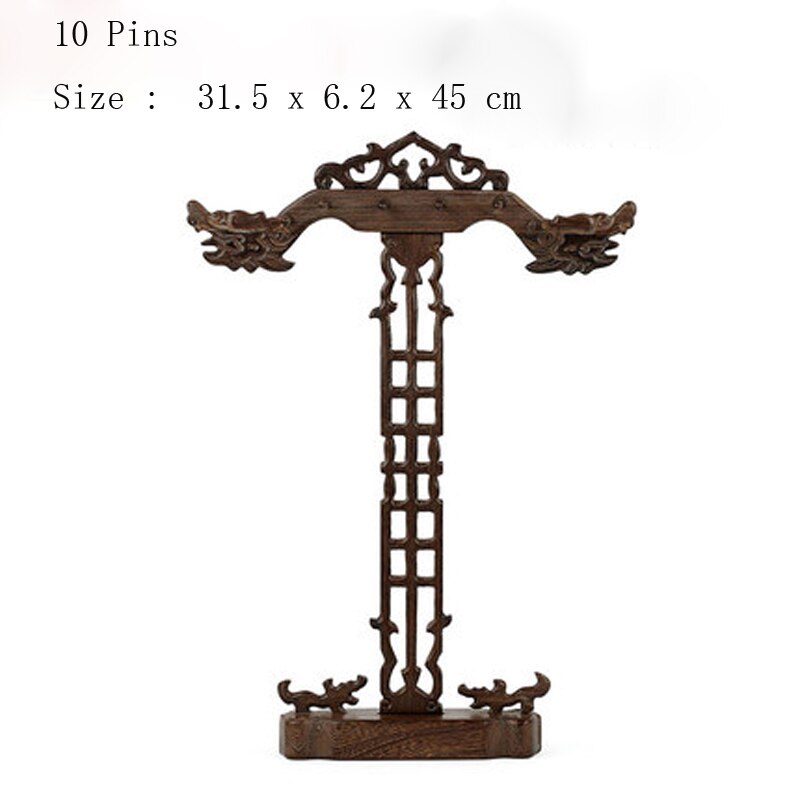 Rose Hout Grote Size Kalligrafieborstel Houder Antieke Stijl Traditionele Schilderen Schrijven Pen Houder Borstel Rack: Style 3