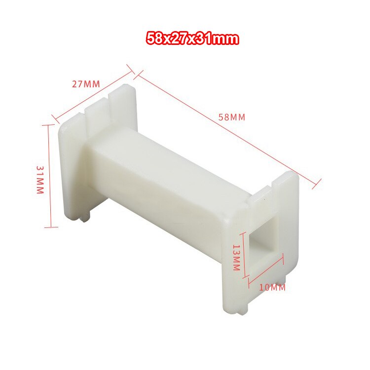 2pcs Square Inductor Winding Frame Amplifier Crossover Bobbin Wire Coil Thickened Inductance Skeleton #White: 58x27x31mm