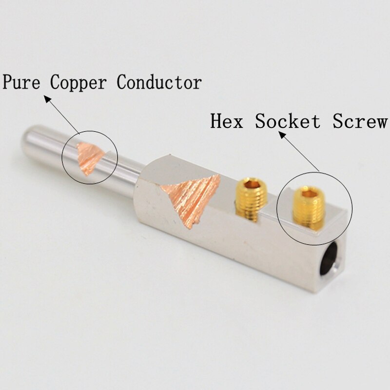 Viborg haut de gamme pur cuivre VE-501R plaqué Rhodium EU Schuko prise de courant pour bricolage Hifi câble d'alimentation électrique adaptateur d'extension