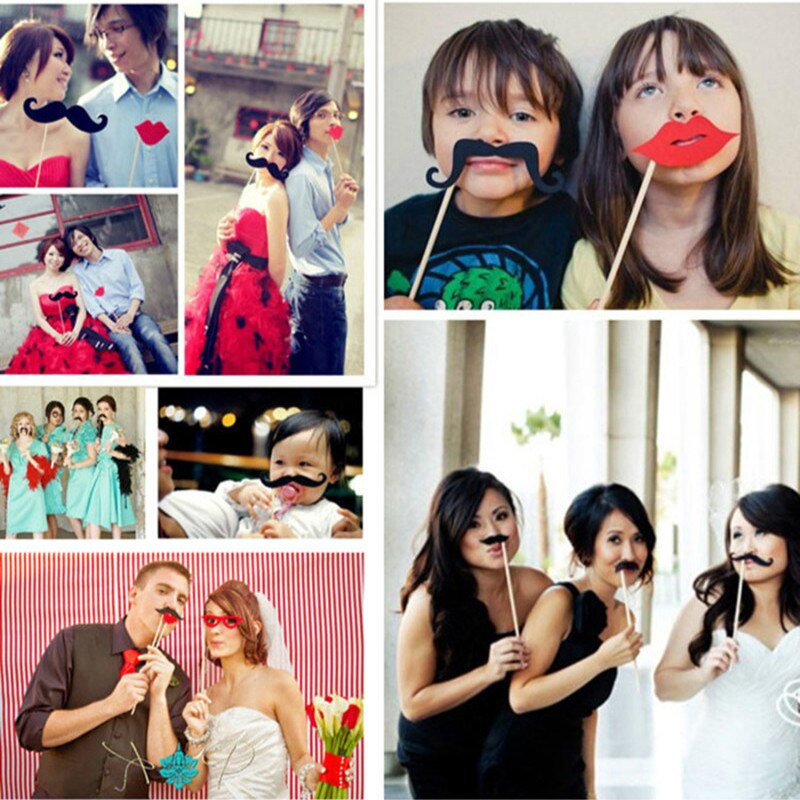 Team Bride PhotoBooth Props Bride To Be Mr Mrs Photo booth Props Just Married Bachelorette Party Decor Funny Glasses Mustache