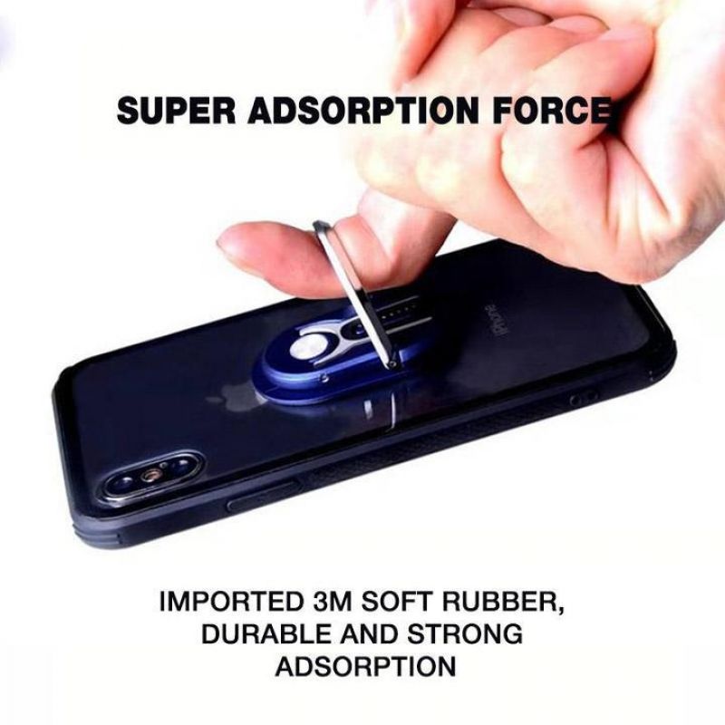 Support de téléphone portabel multifonctionnel bil mobiltelefon ringhållare stativ universell magnet vägg 360 bilfäste gps stativ