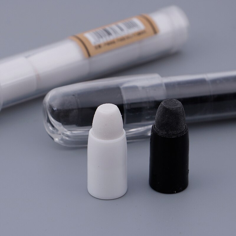 Simple Black White Pencil Shape Erasers Creativity Eraser Pencil School Supplies Painting Office Supplies Study Stationery