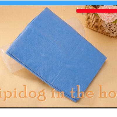 Hond Veeg Huisdier Towls Hertenleer Absorberende Handdoek sneldrogende Trompet Imitatie Daim Super Absorberende Multifunctionele Huisdier Handdoek: Blauw / M