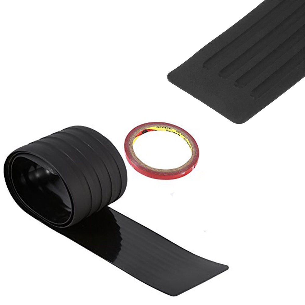 Adhesivo para maletero de coche SUV, Protector de umbral de puerta para parte trasera de carrocería, parachoques, barra de rascar, Protector, embellecedor, cubierta de goma, cinta protectora, alfombrilla de estilo de coche