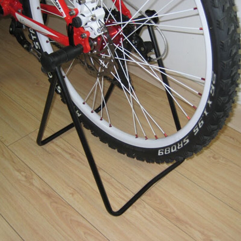 Folding Bicycle Racks Trainer Stationary Bike Cycling Stand Parking Rack Rear Hub Mount Rack Bicycle Bracket Support Parts Brace