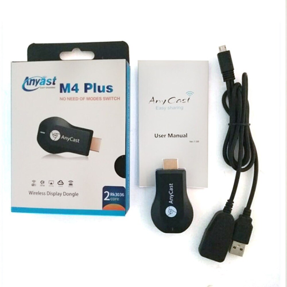 1080P Wireless WiFi Display TV Dongle Receiver HDMI-compatible TV Stick M2 M4 M9 Plus M100 For DLNA Miracast AnyCast Airplay: M4 Plus