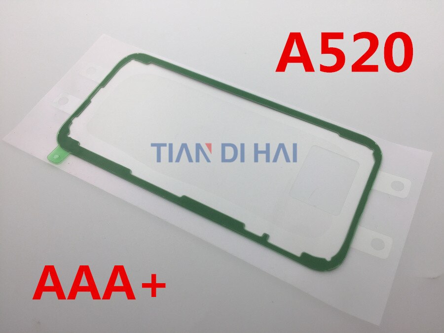 5 Stks/partij Batterij Deur Back Glas Behuizing Cover Dual Sticker Tape Voor Samsung Galaxy A5 A520 A520F