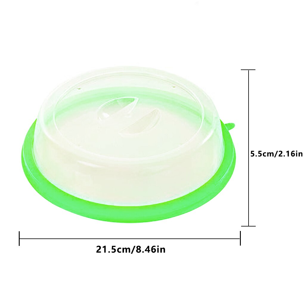 Professionele Magnetron Voedsel Anti-Sputteren Cover Met Handvat Hittebestendige Deksel Voor Magnetron Voedsel: NO.05