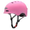 Unisex Outdoor Cycling Intelligent Helmet Breathable Mountain Bike Electric Scooter Riding Safety Helmet With Light: Pink / S