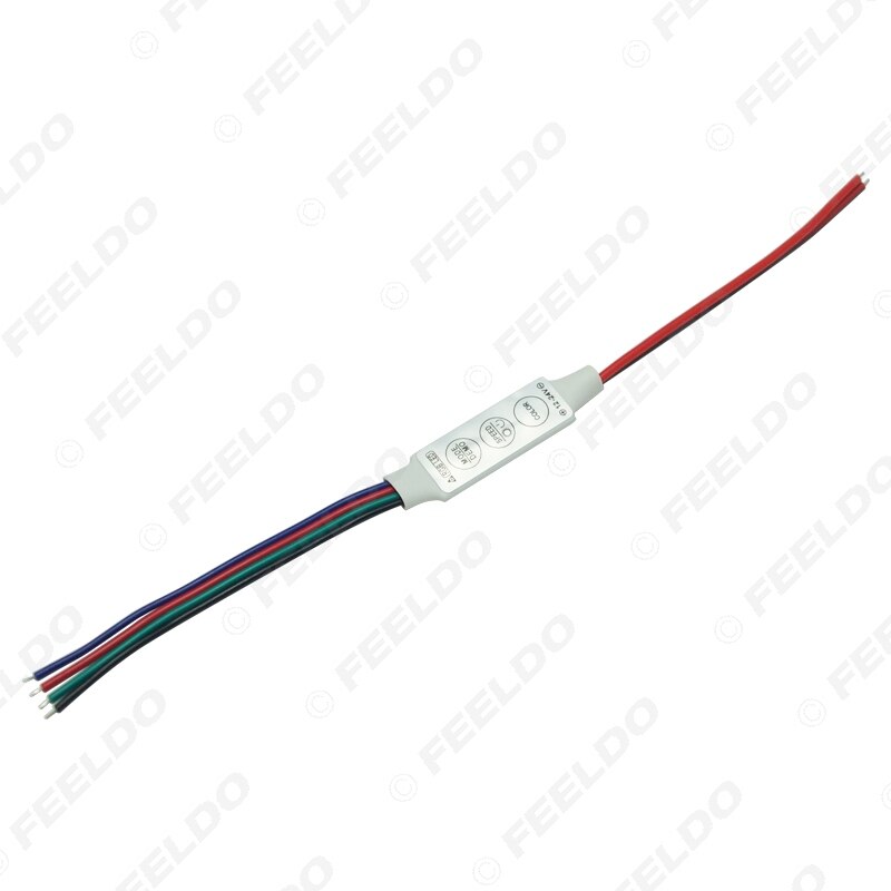 FEELDO DC12V~24V LED Flasher Module Flash Strobe Controller With 4-Wire Connecotr For LED Strip Light #CA3965