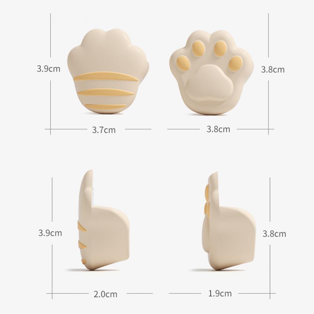 Cartoon Cat Paw Table Corner Protector Safe Eco-friendly Silicone Baby Proofing Angle Edge Guard Cover for Table
