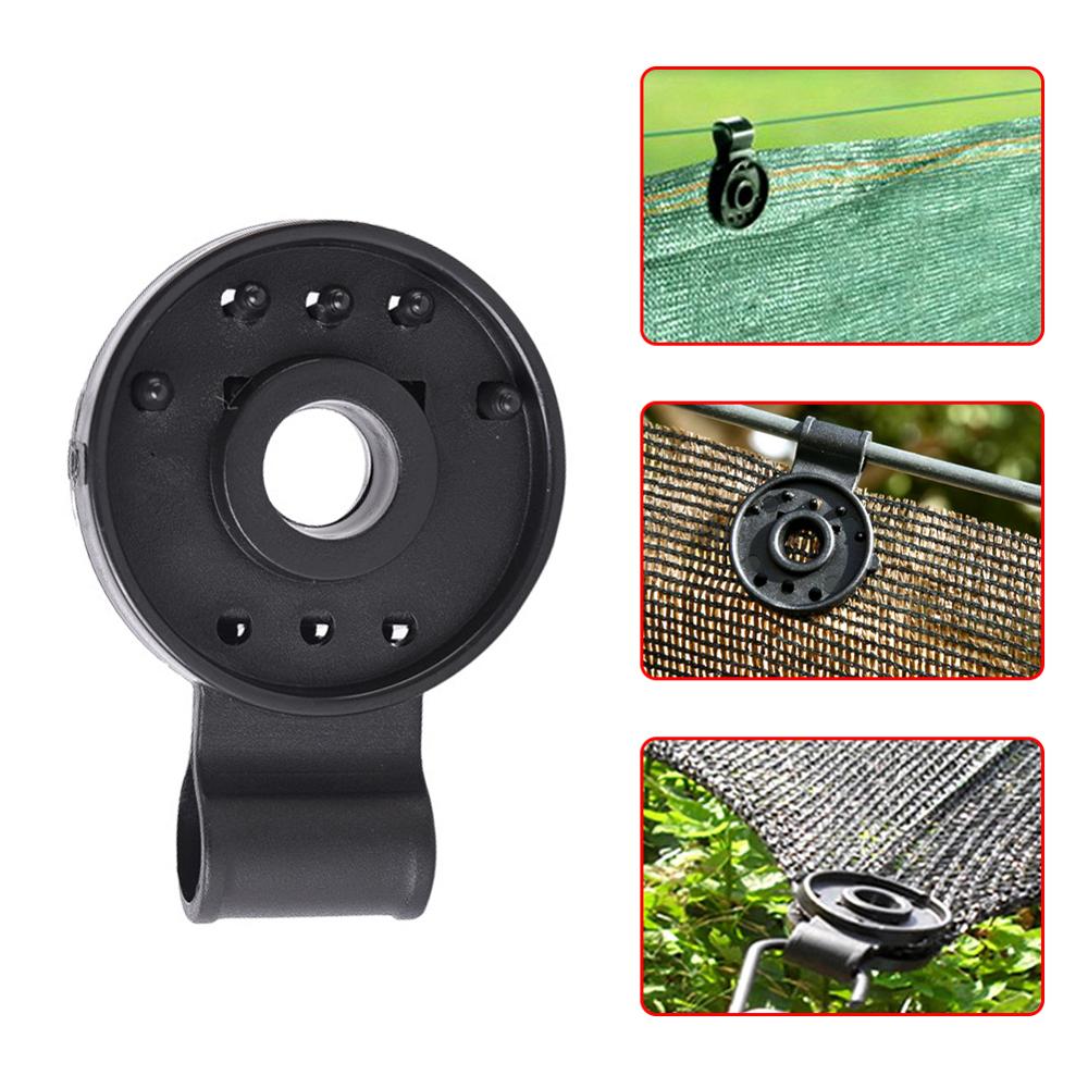 10pcs Shading Net Clip Agriculture Greenhouse Film Curtain Line Sunshade Cloth Instant Grommet Garden Fence Net Hang Clip