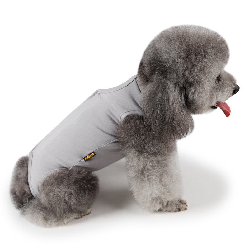 Huisdier Kat Effen Shirt Vesten Clotes voor Hond Puppy T-shirt Katoen Viervoetige Jas Kleding Medische Zorg Wondgenezing Kleding