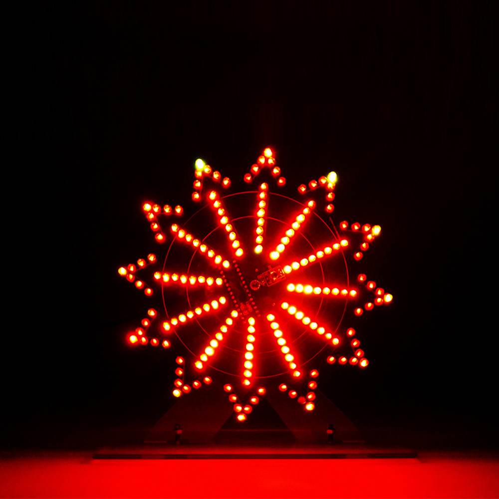 DIY Kit Music Colorful LED Automatic Rotating Ferris Wheel Kit Electronic Components Diy Music Spectrum Production