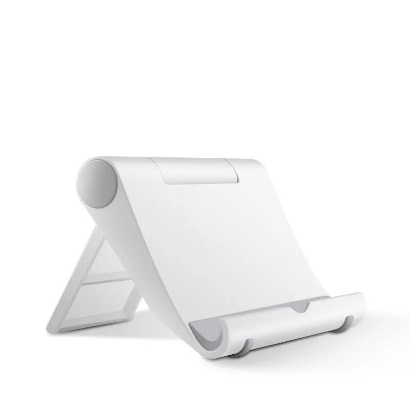 Aluminium Tablet Stand Verstelbare Standaard Grote Tablet Opvouwbare Houder Dock Voor Ipadpro 12.9 11 10.2 Air Mini Samsung Xiaomi Huawei: white