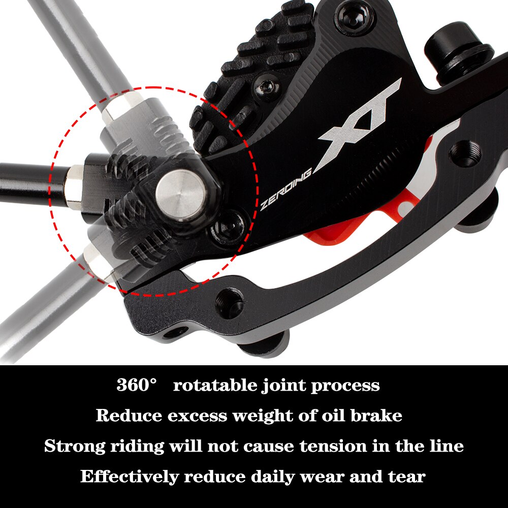 Nollställande mtb 4 kolv hydraulisk skivbroms xt med kylning full meatal pads cnc tech mineral oil broms för am enduro  e4 zee  mt200