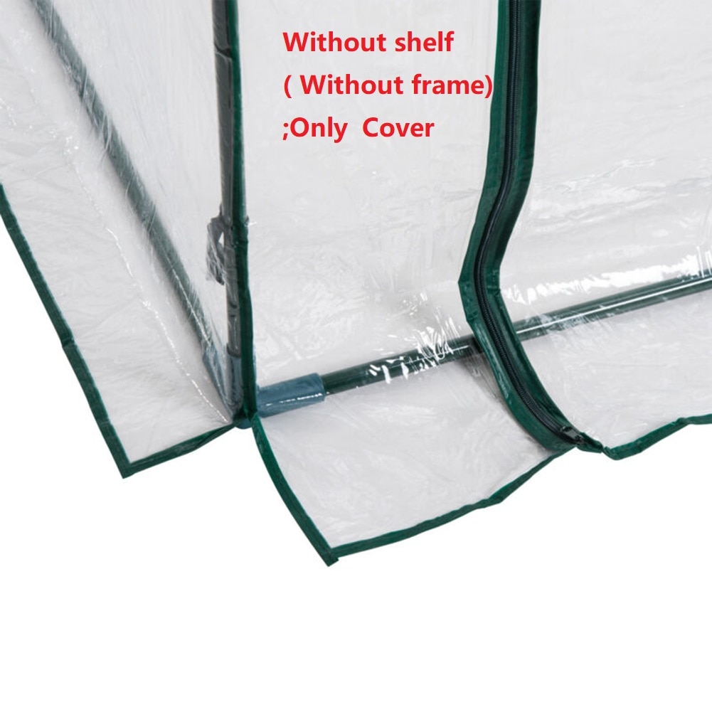 120X60X50CM Transparent PVC Tunnel Greenhouse Grow House (Bracket Not Included) Waterproof Anti-UV Gardening Protect Plants