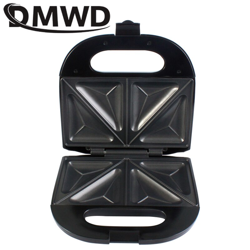 DMWD Multi-function Sandwich Machine Panini Machine Spit Driver Home Omelet Double-sided Heating Breakfast Machine EU US