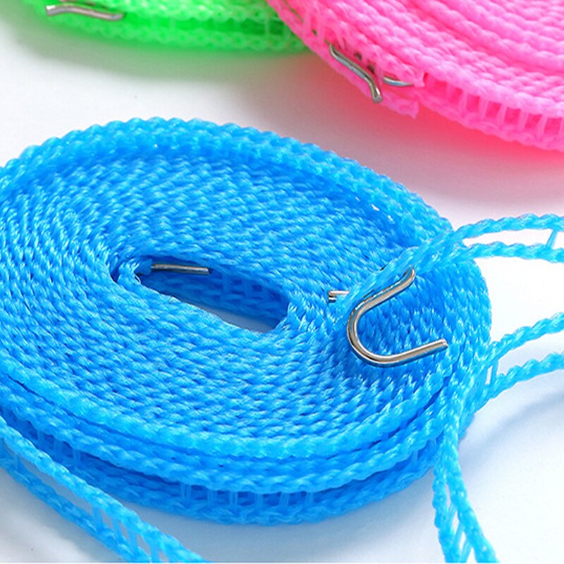 Cloth Hanging Rope Home Storage 3M 5M Rope Clothes Dryer Non-slip Rope Rack Clothesline Washing Line