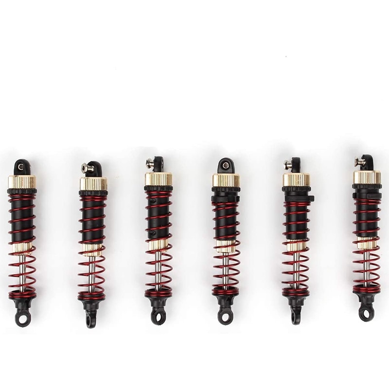 RC Shock Absorber, Adjustable Assembled Spring Damper Suspension Upgraded Oil Filled Shock 25-ZJ03 for 9125 RC Car