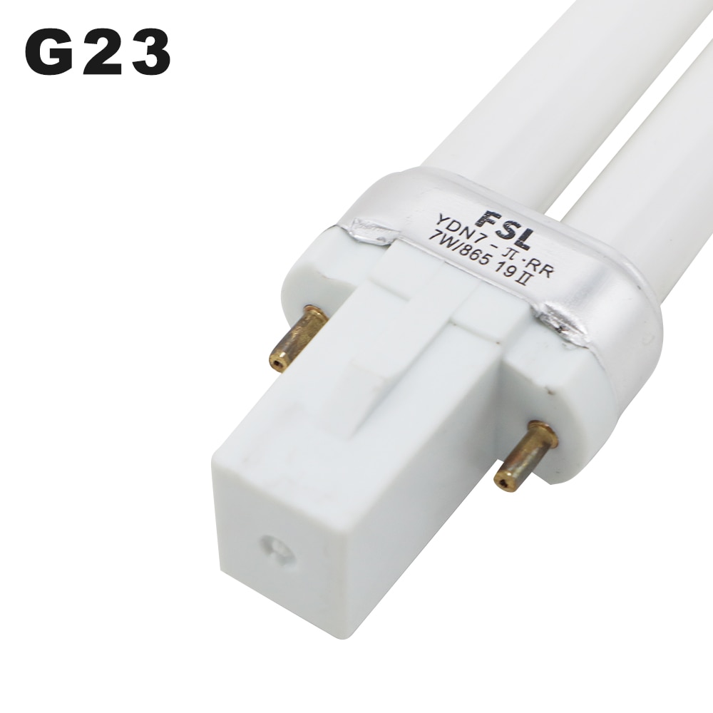 G23 Fluorescent Lamp Tubes 7W Desk Light Bulbs 6500K Single-capped Fluorescent Light Tube Eye Protect Long Life Fluorescent Tube