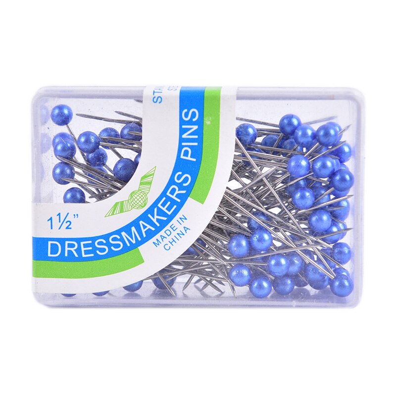 100Stck/Kasten DIY 3,5 cm Lange Perle Kopf Schneiderei Stifte Hochzeit Korsage Floristen NäHenne Werkzeug: DBL