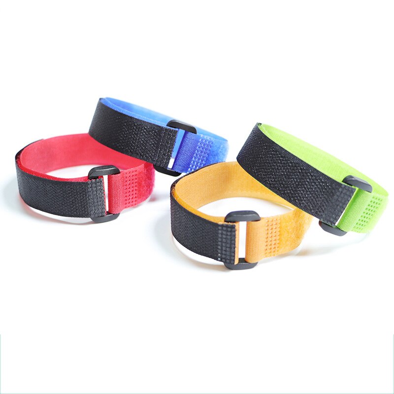 Ruban adhésif pour reliure, 5 pièces 2x20cm, bande Velcro inversée avec attaches, cordon de boucle