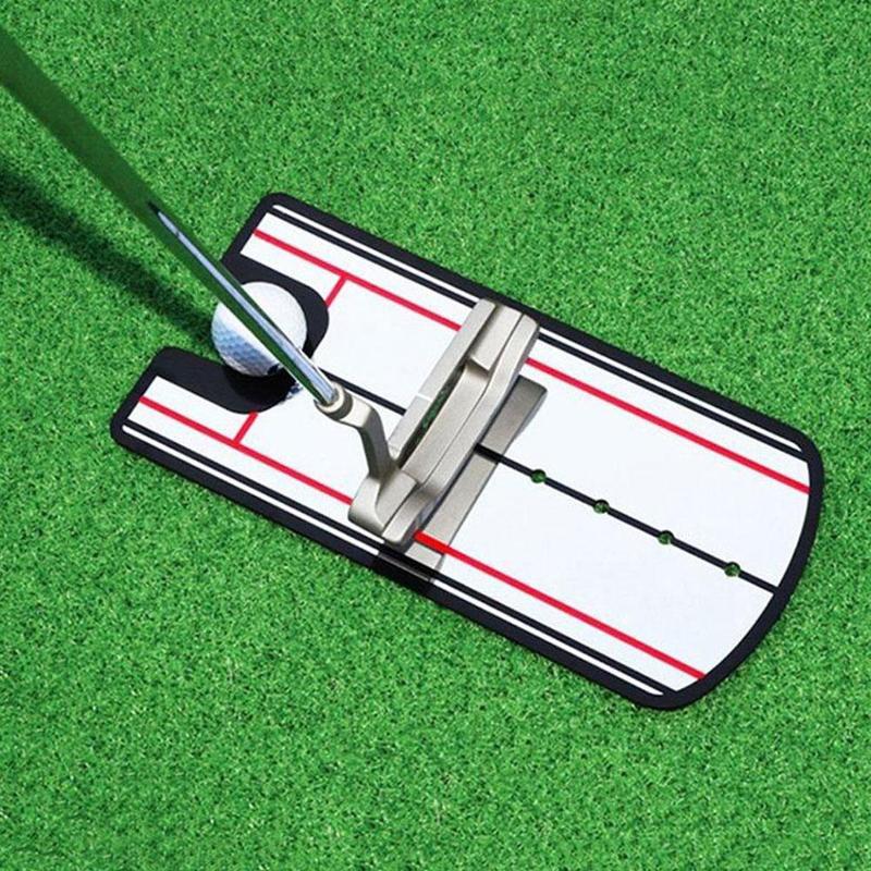 Golfsæt spejl golf træningshjælp tilpasning sving øje praksis 32 x golf swing tilbehør lige 14.5cm line træner  z2 h 8