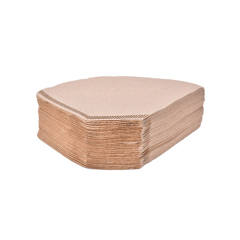 100 Stks/zak Houten Originele Hand Drip Papier Koffie Filter Espresso Koffie Filter Packs Theezakje Zeef Groene Thee Zetgroep