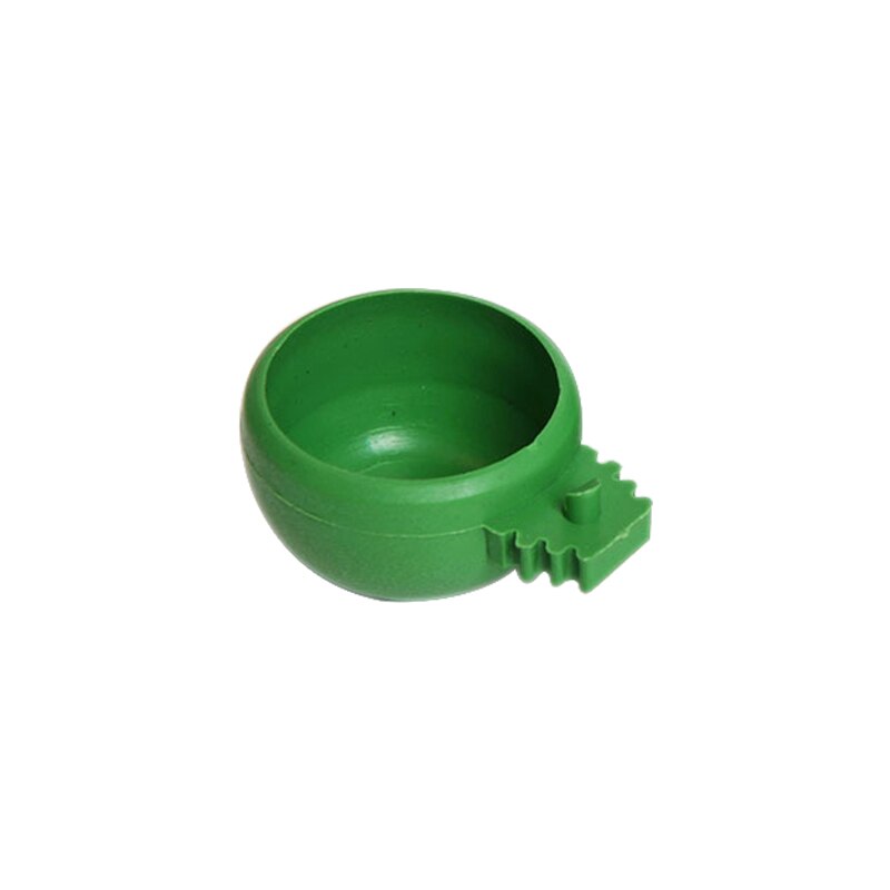 Mini fugl papegøje duer mad vandskål foder hamster kæledyr plastbur sand kop fodringsholder hængende drikke foderskål