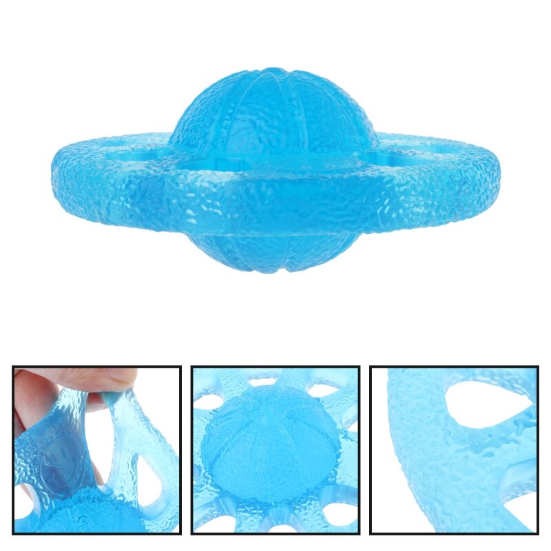 8 Hole Hand Grip Strengthener TPE Soft Elastic Finger Grip Exerciser Physical Therapy Finger Exerciser