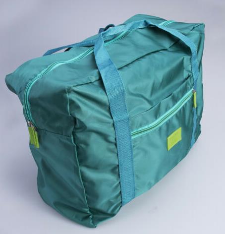 Women Travel Bag Foldable Unisex Sport Handbags Flight Bag Waterproof Bags For Women's Large Capacity Travel Bags: Green