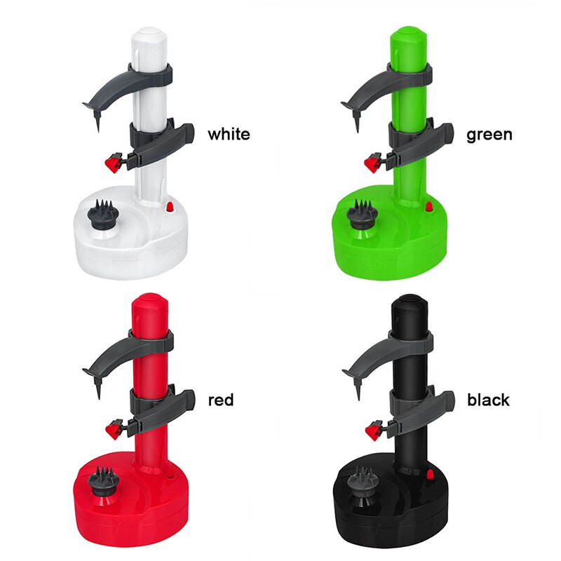 Multifunctionele Rvs Elektrische Dunschiller Automatische Fruit Groenten Dunschiller Drie Reserve Messen Aardappel Schillen Machine