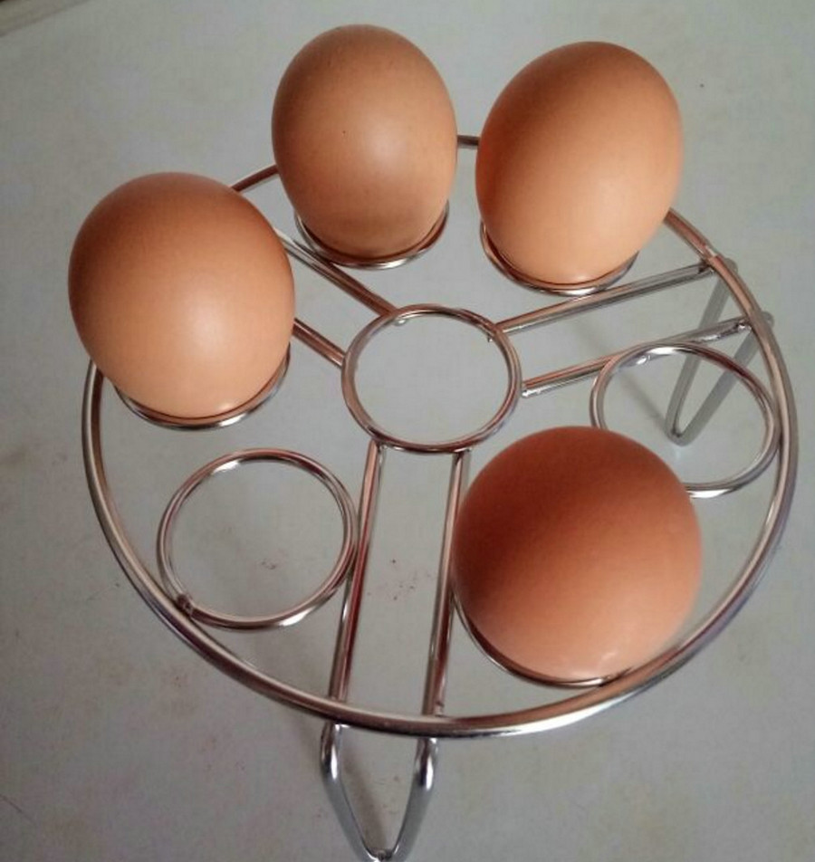 Free ship egg holder stainless steel household egg stand 7 hole egg tools kitchen tools