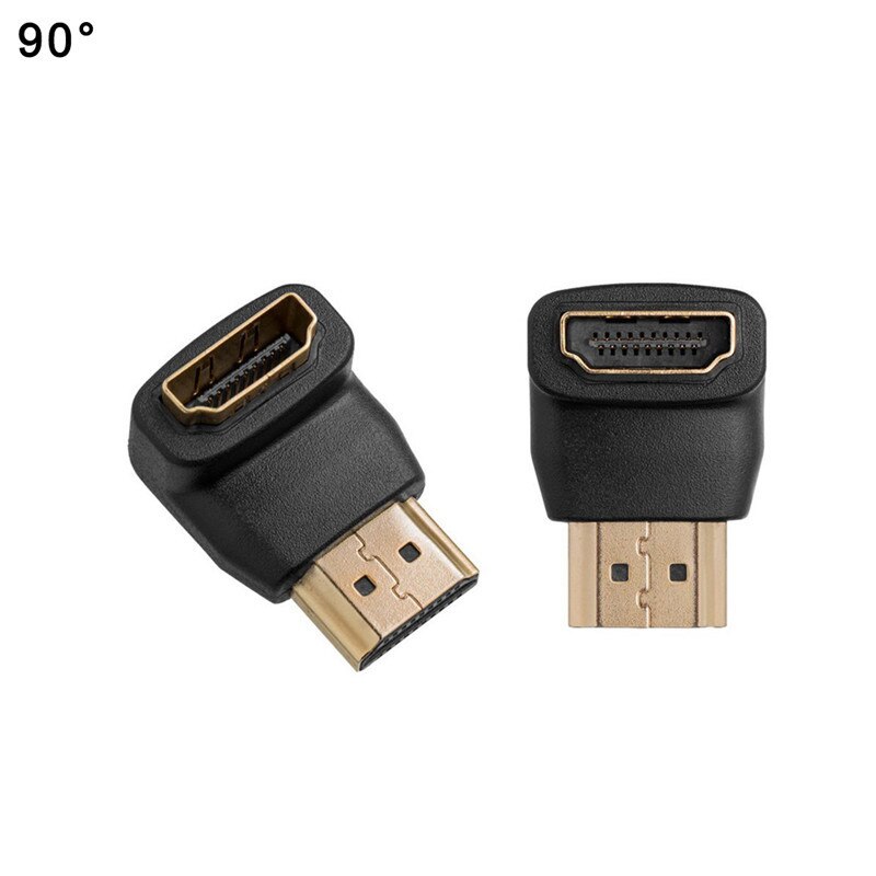 HDMI Adapter 270 90 Degree Right Angle Male to Female Cable Converter 4K HDMI Extender for PS4 HDTV HDMI Connector: Default Title