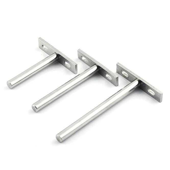 High support Heavy Tool 3/4/5 inch Concealed Floating Wall Shelf Support Metal Brackets Home improvement supplies