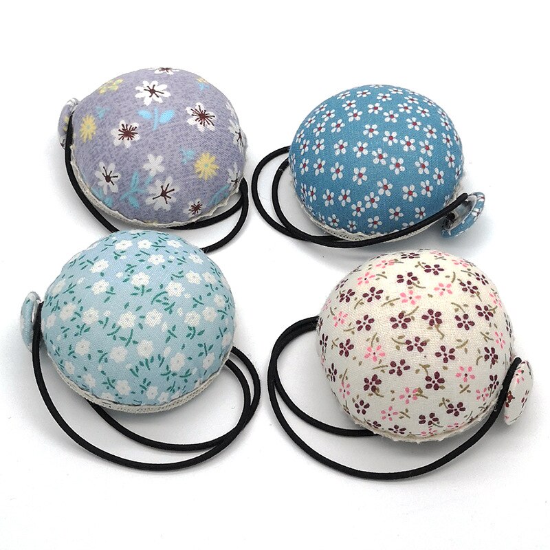 Sewing Pins Accessories Pumpkin Ball Shaped Needle Pin Cushion Pincushion Wrist Strap Stitch Needlework Mat DIY Craft Supplies