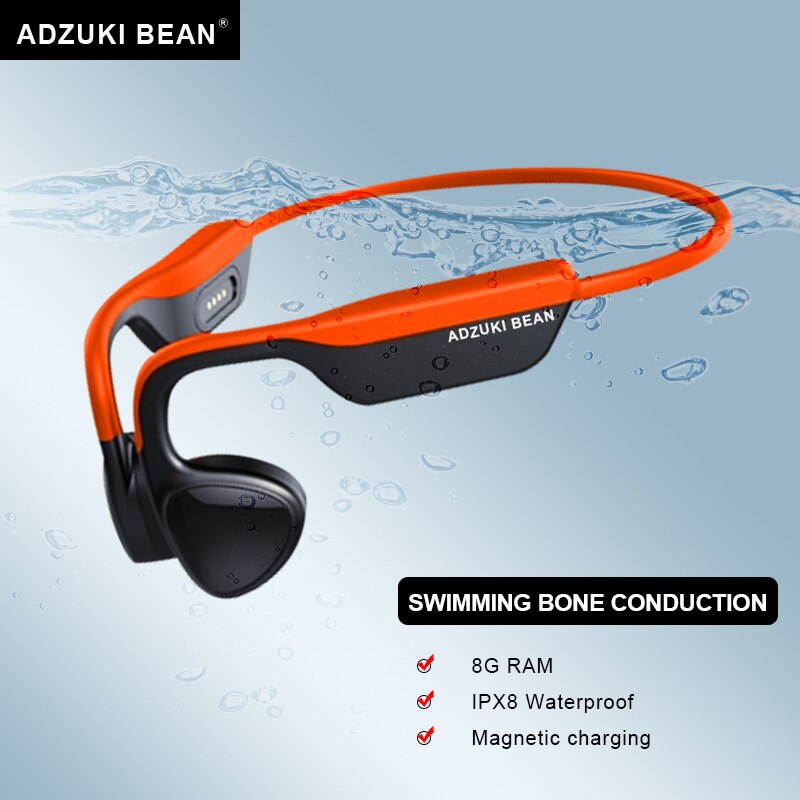 Bone Conduction Earphone Open Ear Waterproof True Bone Conduction Bluetooth Headphones Wireless Sport Headset