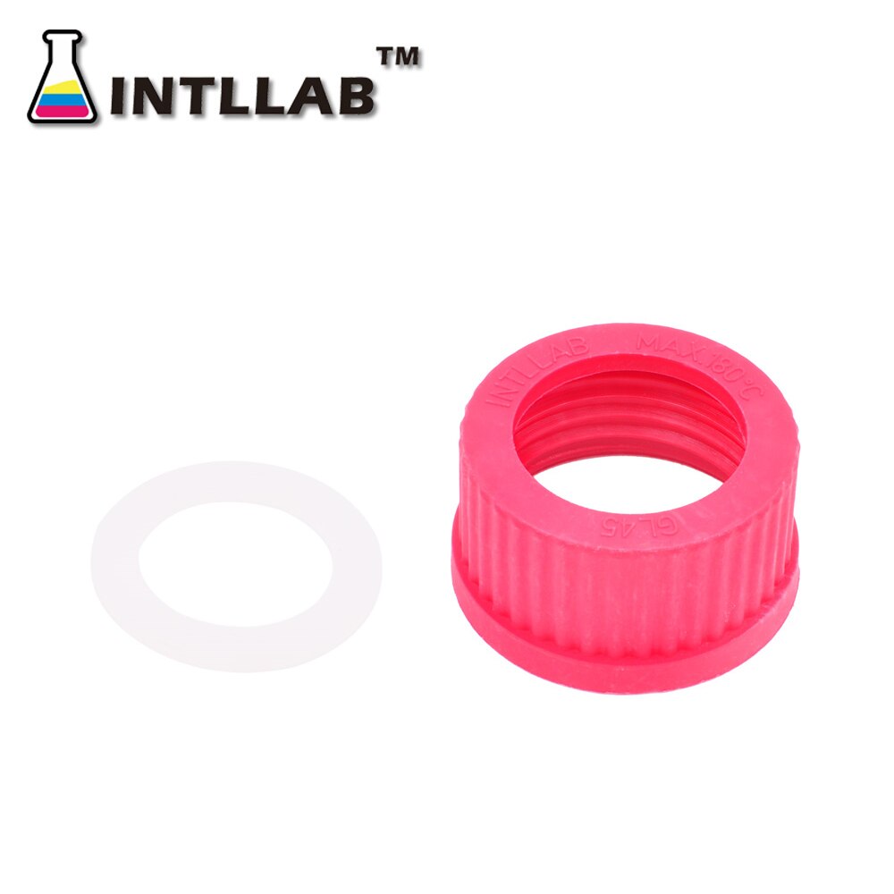 INTLLAB GL Screw Cap GL45 Cap (with 316 stainless steel) with PET and 316 stainless steel