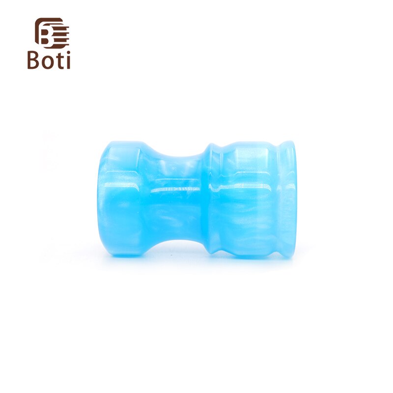 Boti Pinsel-handgefertigt Blau Harz Griff Bart Pflege Werkzeug Rasieren Pinsel Griff Original Für Männer: 27mm