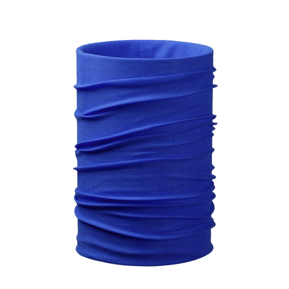 Multiuse Unisex Outdoor Neck Tube Warmer Scarf Outdoor Sport Bicycle Cycling Riding Magic Headband Sports Scarves Cycle Bandana: Blue