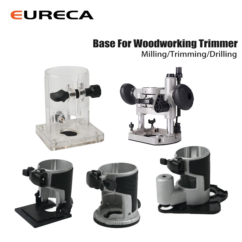 Wooden Router Base Woodworking EngravingTrimming Milling Machine Base Electric Trimmer Machine Base For Power Tool Accessories