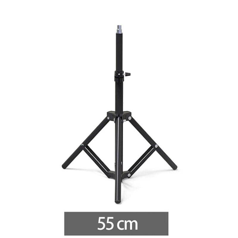160cm tripé 1/4 cabeça de parafuso fotografia luz tripé para câmera do telefone refletor softbox flash luz guarda-chuva estúdio vídeo: 55cm