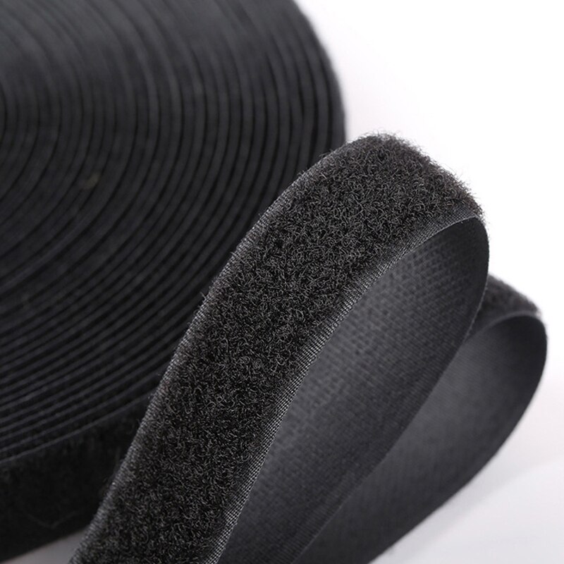5Meters Nylon Velcro White Black Fabric Hook and Loop Fasteners The Magic Sticker DIY Handmade Craft Sewing Accessories