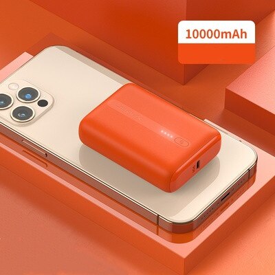 Jsaux – chargeur Supermini 22.5W 10,000mAh PD, charge rapide, batterie externe Mobile: Orange