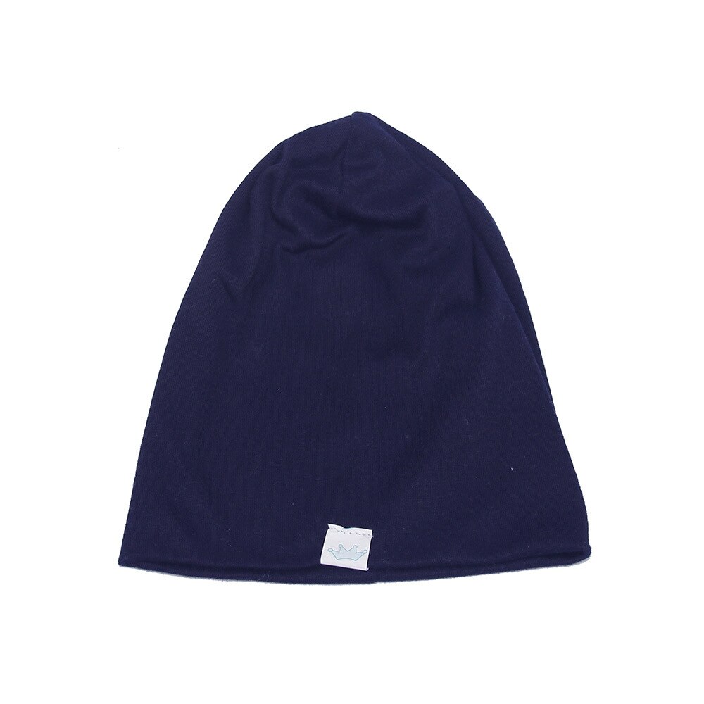14 kleuren baby kindermutsen gebreide muts baby jongen meisje katoen zachte warme muts voor baby kinderen 1-8 jaar accessoires: Marine