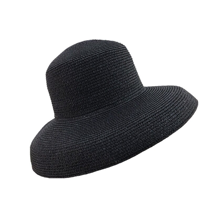 Audrey hepburn halmhat sunkne modelleringsværktøj klokkeformet stor brat hat vintage høj foregiver bility turiststrand atmosfære