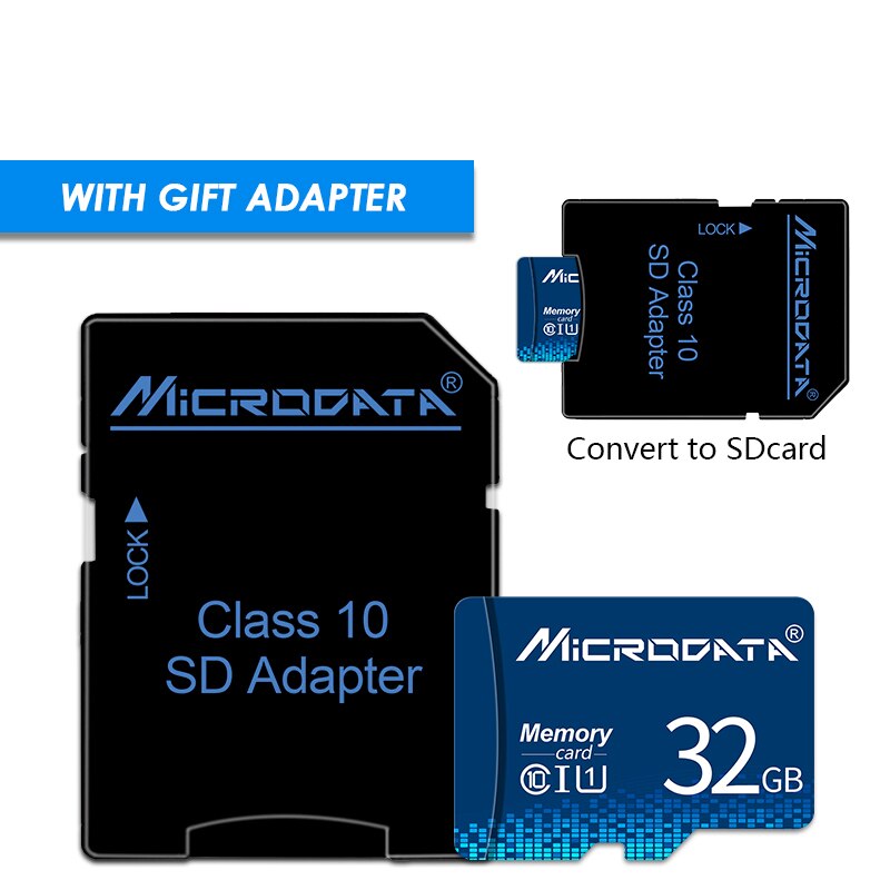 Hoge Snelheid Geheugenkaart Micro Sd-kaart 128Gb 64Gb Microsd Class 10 Tf Sd-kaart 32Gb 16G 8G Mini Flash Kaarten Gratis Adapter