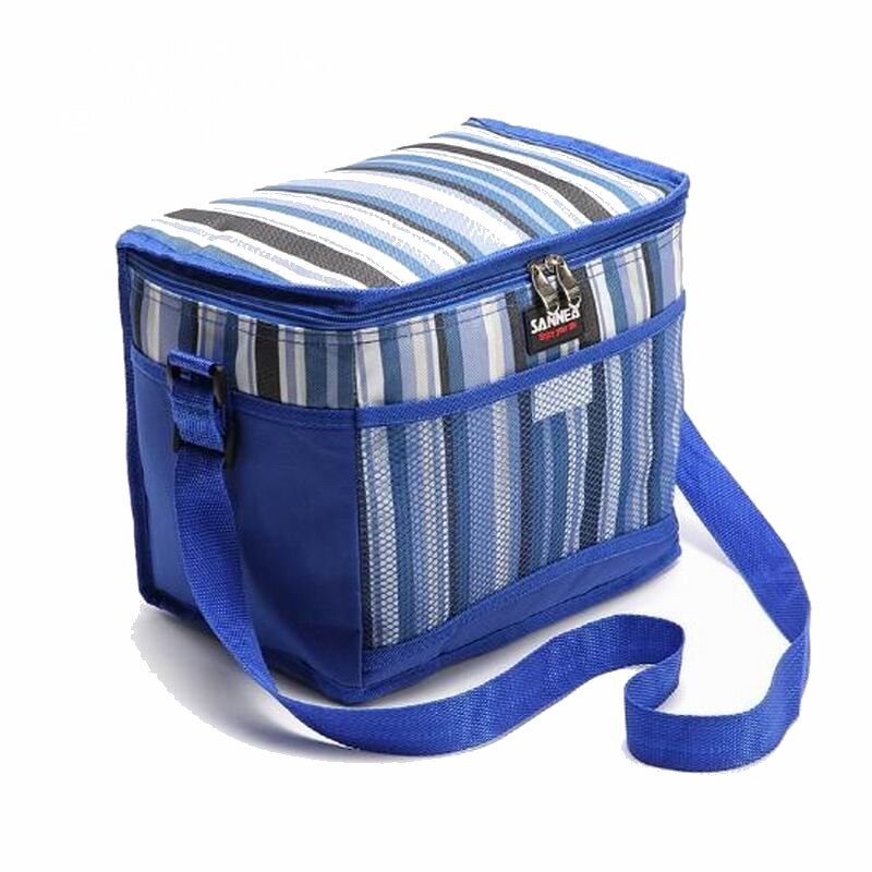 GUMST 10.5L Picknick lunch tas geïsoleerde koeltas ijs zak lunch box koeltas: Blauw