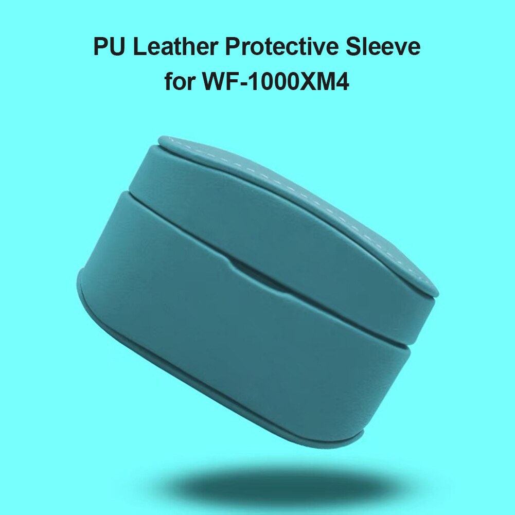Charging Case Shockproof Protective Cover PU Leather Soft Protector Case Cover Earpods for Sony WF-1000XM4